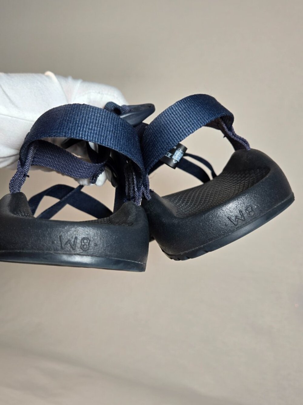 CHACO Blue Strappy Polyester All-Day-Arch-Support Classic Z1 Sandals Women Sz. 8 - Picture 13 of 17